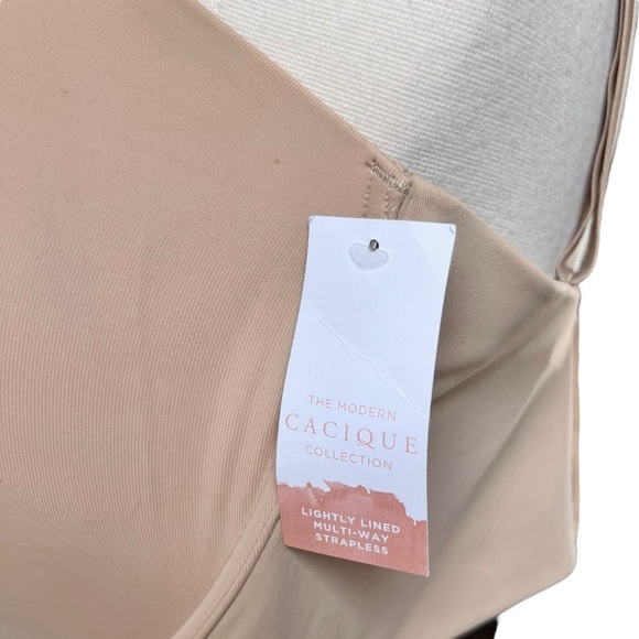 Cacique Lightly Lined Multi Way Strapless Bra 40K - Picture 6 of 16